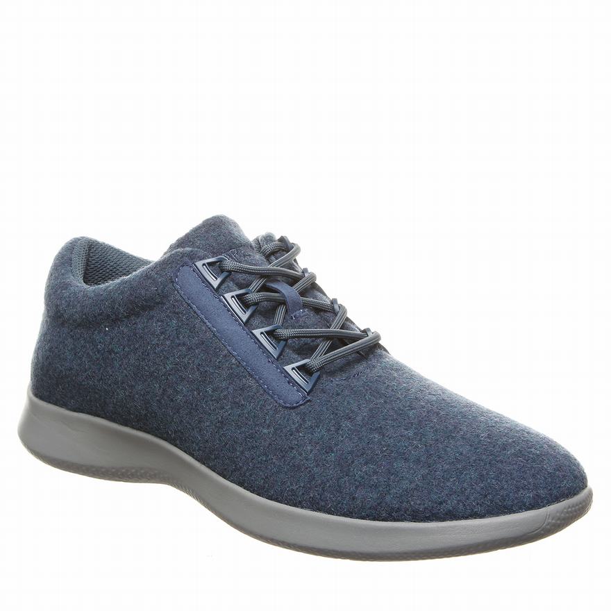 Bearpaw Benjamin Sneakers UK - Men's Shoes Navy ||EHPATW-963||